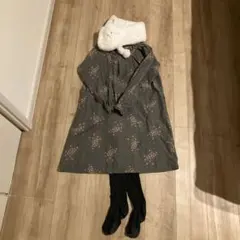 北欧風　コーデュロイワンピース 子供服