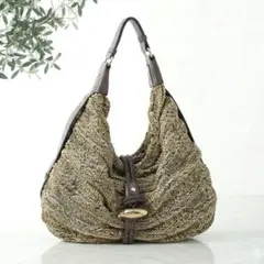 ✨極美品✨エトロ　ワンショルダー　HOBO メッシュバッグ　ゴールド　希少のサムネイル