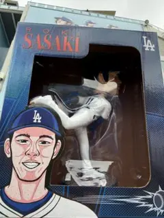佐々木朗希 ボブルヘッド 2026 ドジャーススタジアム 限定配布品