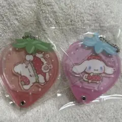サンリオ カスタムアクリルチャーム シナモン はなまるおばけ　2点セットいちご