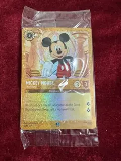 ディズニー ロルカナ 英語版 ミッキーマウスプロモカード 2枚 foil