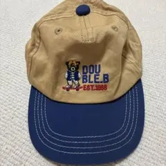 상태좋음 DOUBLE.B キャップ 帽子 S 48-50cm ミキハウス