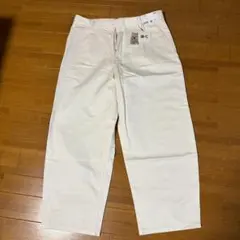 ユニクロ　タグ付き　メンズ　バレルパンツ　L