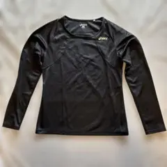asics 長袖Tシャツ M 黒