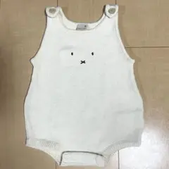 petit main miffy ニットロンパース サイズ80 ノースリーブ