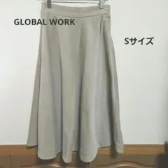 GLOBAL WORK　グローバルワーク　コーデュロイ フレアスカート Sサイズ