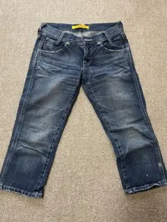 Levi Strauss & Co. ダークブルー クロップドパンツ29インチ