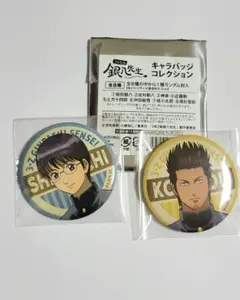 銀魂　銀八先生　缶バッジ　新八　近藤