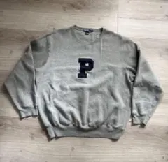 90s Polo by Ralph Lauren Pロゴ　グレースウェット