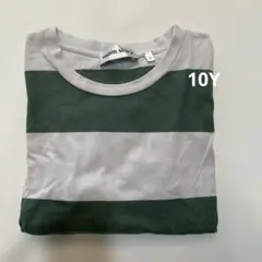 main story ボーダー長袖Tシャツ 10Y