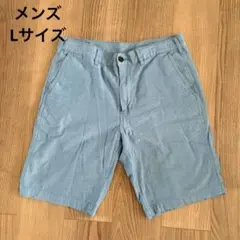 GU メンズ　ハーフパンツ　デニム風　Lサイズ