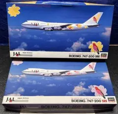 337 当時物 ハセガワ 日本航空ボーイング747 リゾッチャ 2個セット