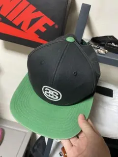 Stussy ステューシー キャップ ブラック グリーンのサムネイル