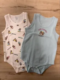 バースデイ futafuta ロンパース　袖なし　肌着　2点セット　90cm