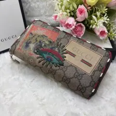 4550 レアGUCCI グッチ GGスプリーム クーリエ 長財布 虎とUFO - メルカリ
