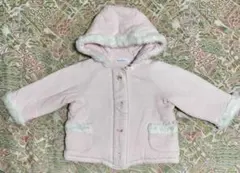 ファミリア コート　ピンク　90cm