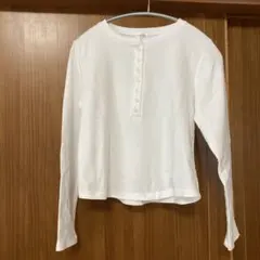 Petitijo ホワイト 長袖Tシャツ