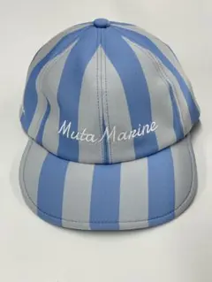 新品！ムータマリン　ボーダーキャップ