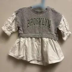 トップスpetit main BROOKLYN チュニック 80センチ