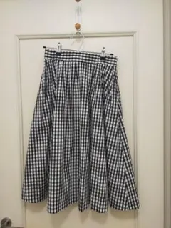 チェックスカート