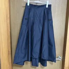 BLUE LABEL CRESTBRIDGE フレアスカート ネイビーのサムネイル