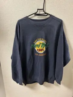 Hard Rock Cafe X-LARGE ネイビー スウェット