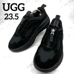 美品 UGG CA1 ZIP アグ スニーカー 23.5 ブラック 黒 厚底のサムネイル