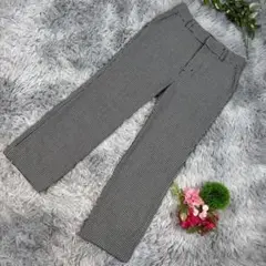 ✨GEORGES RECH✨サイズ34(XS) チェック柄 ワイドパンツのサムネイル