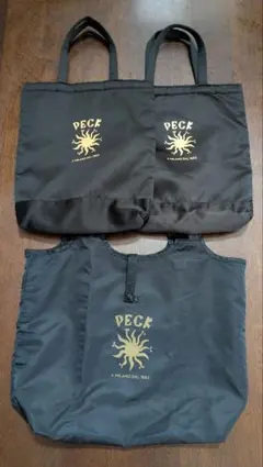【未使用】高島屋PECK 　エコバッグ3枚セットのサムネイル