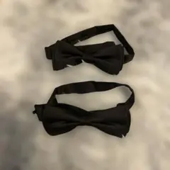 ブラック 蝶ネクタイ 2個セット