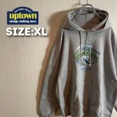 ☆1点限り☆　チャンピオン　デカロゴ　スウェット　フーディー　パーカー　古着