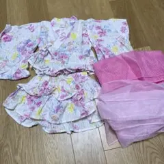 メゾピアノ メリーゴーランド柄 浴衣 130 - メルカリ