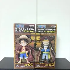 ワンピース　ワールドコレクタブルフィギュア　スペシャル　ルフィ　ロジャーのサムネイル