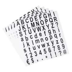 英数字 ステッカー 文字 ステッカー ステッカー 紙 マット 10シート