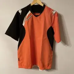 Kappa カッパ 半袖 プラクティスシャツ トレーニングウェア オレンジ O