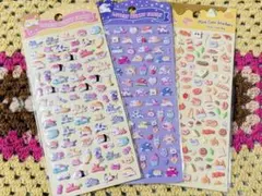 ぷくっとシール シール ぷっくり ぷくぷく シール交換 シール帳 うさぎ ねこ