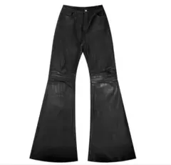 コーティング フレアデニム　ブーツカット 地底人系 opium bolan似