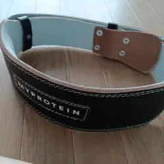 MYPROTEIN トレーニングベルト レザー ダブルピン Lサイズのサムネイル