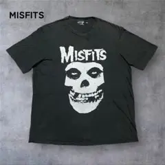 【1175】MISFITSミスフィッツバンドTシャツ半袖墨黒XLビッグサイズ
