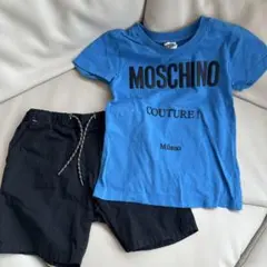 MOSCHINO Tシャツ Global work ハーフパンツ　116-120のサムネイル