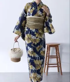 【試着のみ✨極美品✨】フェリシモ　浴衣　セパレート　兵児帯 試着のみ✨極美品✨】フェリシモ 浴衣 セパレート 兵児帯 - メルカリ