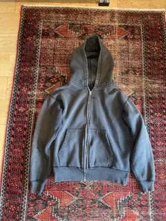 Belvet Distressed Pigment Zip Hoodie M - メルカリ