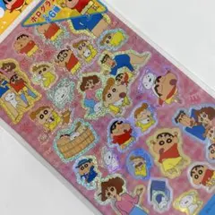 クレヨンしんちゃん キラッとシール ホログラムシール 平成レトロ 平成女児 新品
