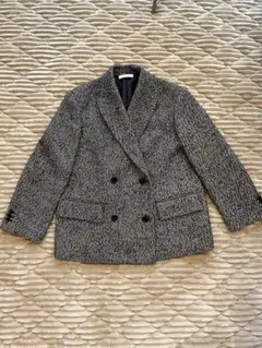 ヘリンボーン ダブルブレストジャケットのサムネイル