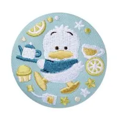 サンリオキャラクターズ 刺繍缶バッジビスケット3 あひるのペックル