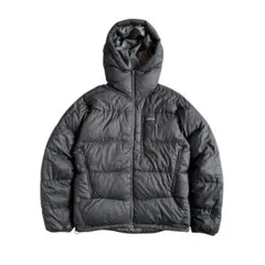 patagonia フィッツロイ・ダウン・フーディ グレー メンズ 美品 S