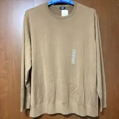 【新品】ユニクロ エクストラファインメリノ クルーネックセーター メンズ4XL
