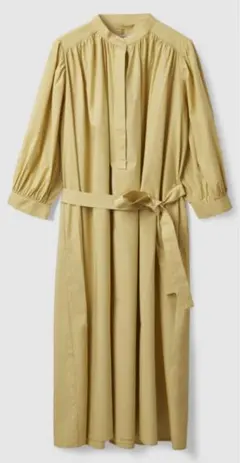 COS イエロー シャツワンピース32