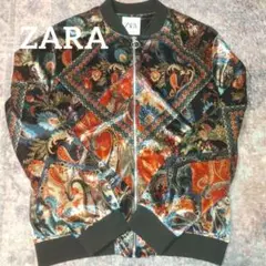 総柄 ブルゾン
