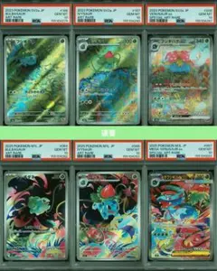 PSA10 3連番】フシギダネ フシギソウ フシギバナex 進化ライン 151
